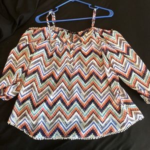 Cold shoulder top